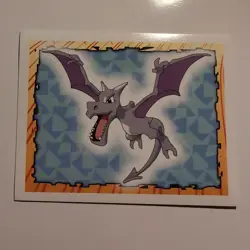 Pokemon - Aerodactyl - Topps Merlin Sticker - Series 1 - #142/240 - 1999 - Image 1