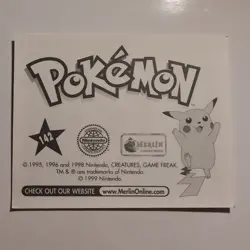 Pokemon - Aerodactyl - Topps Merlin Sticker - Series 1 - #142/240 - 1999 - Image 2