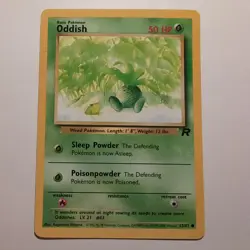 Oddish - Pokemon TCG Karte - Team Rocket - 63/82 - 2000 - English - Image 1
