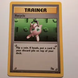 Recycle - Pokemon TCG Karte - Fossil - 61/62 - 1999 - English - Image 1