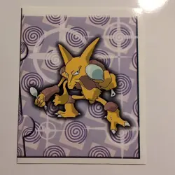 Pokemon - Alakazam - Topps Merlin Sticker - Series 1 - #219/240 - 1999 - Image 1