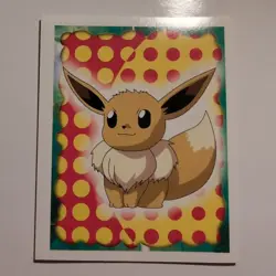 Pokemon - Eevee - Topps Merlin Sticker - Series 1 - #133/240 - 1999 - Image 1