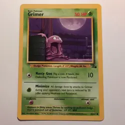 Grimer - Pokemon TCG Karte - Fossil - 48/62 - 1999 - English - Image 1