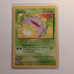 Koffing - Pokemon TCG Karte - Base Set - 51/102 - 1999 - English - Image 1