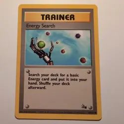 Energy Search - Pokemon TCG Karte - Fossil - 59/62 - 1999 - English - Image 1