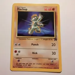 Machop - Pokemon TCG Karte - Team Rocket - 59/82 - 2000 - English - Image 1
