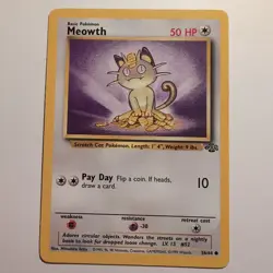Meowth - Pokemon TCG Karte - Jungle - 56/64 - 1999 - English - Image 1