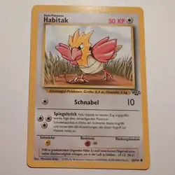 Habitak / Spearow - Pokemon TCG Karte - Dschungel / Jungle - 62/64 1999 Deutsch - Image 1