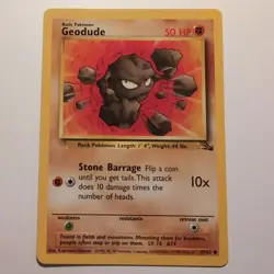 Geodude - Pokemon TCG Karte - Fossil - 47/62 - 1999 - English - Image 1