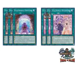 Yugioh! 3x Vaalmonica Invitare Disarmonia LEDE Common 1st Ed NM - Image 1
