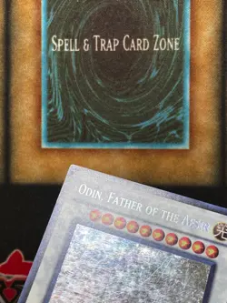 Yugioh Odin, Father of the Aesir STOR-EN040 Ghost Rare MP - Image 2