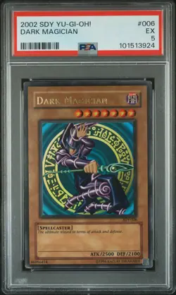 Dark Magician SDY-006 Ultra Rare Unlimited Yugioh PSA 5 *924 - Image 1