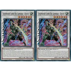 LEGENDARY LORD SIX SAMURAI - ENISHI 2x • Super R • ROTA EN040 • 1Ed • Yugioh! - Image 1