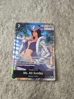 Ms. All Sunday (Alternate Art) OP14-084 The Azure Sea's Seven Foil - Image 1