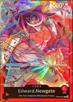 One Piece TCG - Leader Einzelkarte - ST15 - Edward.Newgate (OP02-001) L/EN/NM - Image 1