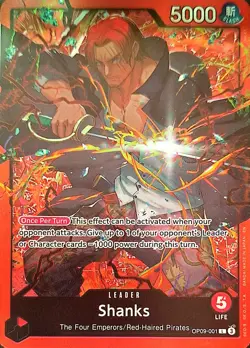 One Piece TCG - Leader Einzelkarte - ST23-001 (OP09-001) Shanks L/EN/NM - Image 1