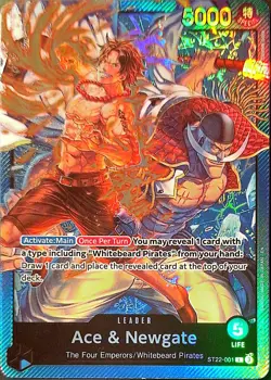 One Piece TCG - Leader Einzelkarte - ST22-001 - Ace & Newgate L/EN/NM - Image 1