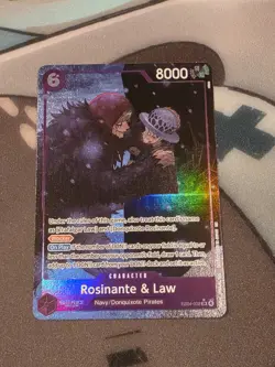 Rosinante & Law (Alternate Art) EB04-038 The Azure Sea's Seven Foil English - Image 1