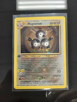 Magneton 10/64 Holo - Neo Revelation - Pokemon Card - Image 1