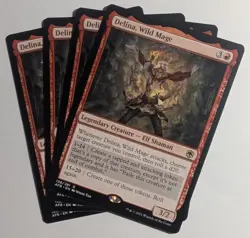 Delina, Wild Mage x1 Adventures in the Forgotten Realms MTG LP/NM - Image 5