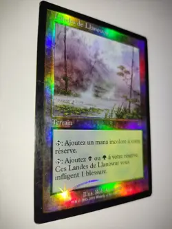 MTG Carte Magic the Gathering - "Landes de Llanowar" - FR - Apocalypse FOIL - Image 2
