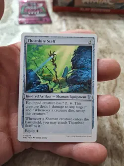 Thornbite Staff (White Border) - Mystery Booster 2 - Image 1