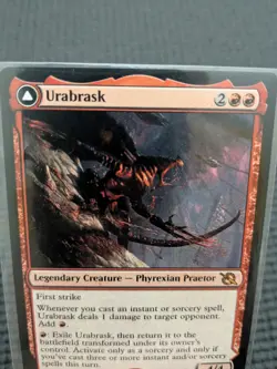 MTG 1x Urabrask The Great Work 0169 March of the Machine Regular Mythic - Image 1