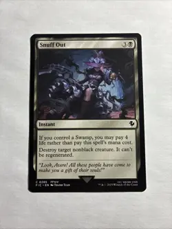 Snuff Out - Commander: FINAL FANTASY MTG Plus Bonus Card!!! - Image 1