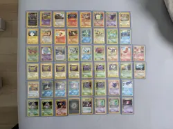 Pokemon Vintage Lot 50 Cards (All Holo Except Aqua Cards) - Condition Sent In Dm - Image 1