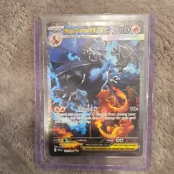 Pokemon Mega Charizard X EX XY Set Foil Rare Dragon Stage 2 Card 125/090 English - Image 2