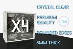 4X Pokemon Elite Trainer Box ETB 8mm Acrylic Magnetic Display Case UV Resistant - Image 1