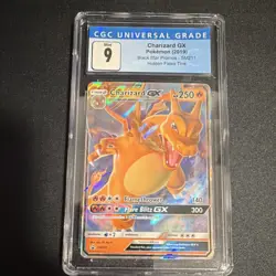 Pokemon Charizard GX SM211 Promo Holo Hidden Fates Tins CGC 9 - Image 1