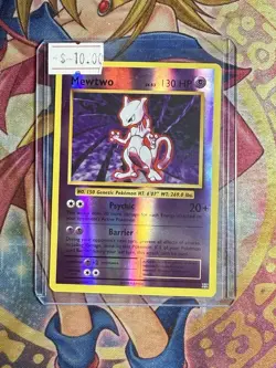 2016 Pokemon XY Evolutions Mewtwo Reverse Holo #51/108 Nice Card - Image 1