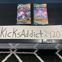 Nintendo Pokemon TCG Sword & Shield Evolving Skies Booster Pack 820650808777 - Image 1