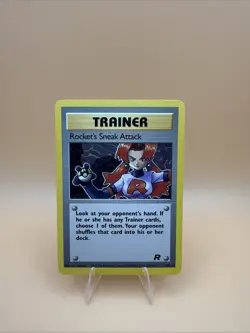 Pokemon TCG Rocket's Sneak Attack Team Rocket 72/82 Regular Unlimited Rare - Image 1