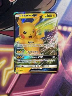 Pikachu GX SM232 Promo SM Black Star Promos Pokemon VLP - Image 1