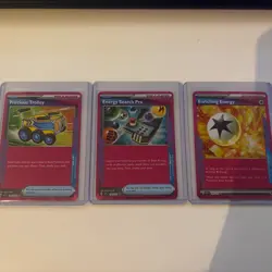 Pokemon TCG: Surging Sparks - Rare Trainer Bundle - Mint Condition - Image 1