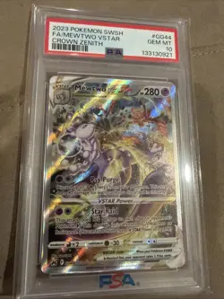 Pokemon Crown Zenith Mewtwo Vstar PSA 10 - Image 2
