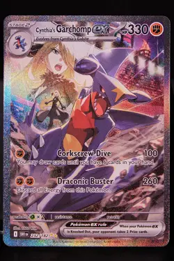 Cynthia’s Garchomp EX 232/182 SIR - NM/M - 2025 Destined Rivals Pokemon TCG NM - Image 1