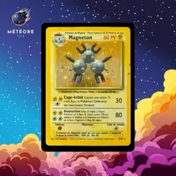 Carte Pokemon Magneton 9/102 Holo Set de Base Wizards Francaise - Image 1
