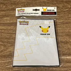 Pokemon TCG 25th Anniversary First Partner Collector’s Binder & Jumbo Pikachu 820650809606 - Image 1