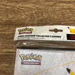 Pokemon TCG 25th Anniversary First Partner Collector’s Binder & Jumbo Pikachu 820650809606 - Image 3
