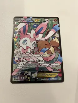 Pokemon Trading Card Sylveon EX RC32/RC32 Generations Ultra Rare Full Art Holo - Image 1