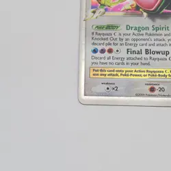 Rayquaza C LV.X DP47 Diamond and Pearl Promos Holo - LP Pokemon TCG - Image 5