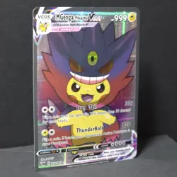 M Gengar Pikachu VCOS 026/055 Pokemon TCG Fan Art Cosplay Textured Near Mint - Image 2