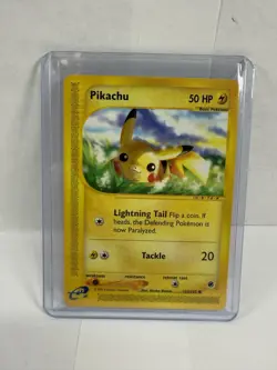 Pokemon Pikachu 124/165 Expedition Common Non Holo - Image 1