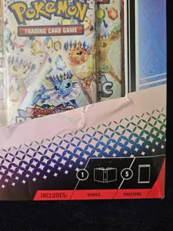 Pokemon TCG Prismatic Evolutions Binder Collection Box Factory Sealed see pics - Image 2