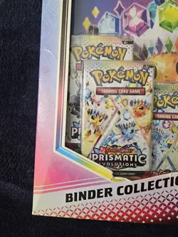 Pokemon TCG Prismatic Evolutions Binder Collection Box Factory Sealed see pics - Image 3