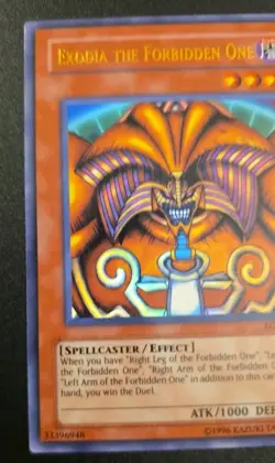 Yugioh PACK FRESH Exodia the Forbidden One LOB-124 ULTRA RARE NM/Mint 🔥☄ - Image 3