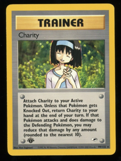 Pokemon 2000 1st Ed Gym Heroes - Charity - Rare - 99 - Image 1